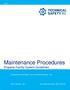 Maintenance Procedures Propane Facility System Guidelines