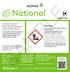 National. 10 litres œ. Warning MAPP A herbicide for the control of many annual grasses and broad-leaved weeds in a wide range of crops.