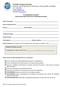 PV ENDORSEMENT REGISTRY APPLICATION FORM FOR SOLAR PV SUPPLIERS/INSTALLERS. This application is valid for a year from to