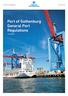 Port of Gothenburg General Port Regulations 01/10/2017