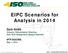 EIPC Scenarios for Analysis in 2014