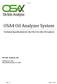 OSA4 Oil Analyzer System