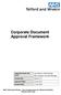 Corporate Document Approval Framework