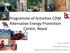 Programme of Activities CDM Alternative Energy Promotion Centre, Nepal. Raju Laudari Assistant Director Alternative Energy Promotion Centre
