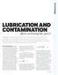 Lubrication and contamination