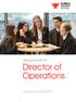 Appointment of. Director of Operations
