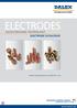 electrode Catalogue   DALEX Schweißmaschinen GmbH & Co. KG ERFAHRUNG SCHWEISST ZUKUNFT EXPERIENCE WELDS FUTURE
