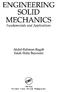 ENGINEERING SOLID MECHANICS Fundamentals and Applications