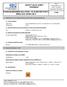 SAFETY DATA SHEET Revised edition no : 2 SDS/MSDS Date : 11 / 9 / 2012