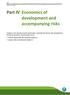 Part IV Economics of development and accompanying risks