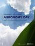 UNIVERSITY OF ILLINOIS AGRONOMY DAY. agronomyday.cropsci.illinois.edu