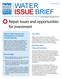 WATER ISSUE BRIEF. Nepal: Issues and opportunities for investment BRIEF SERIES