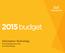 Information Technology Business Plan and 2015 Budget