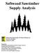 Softwood Sawtimber Supply Analysis