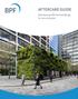 AFTERCARE GUIDE. Developing efficient buildings for any occupier