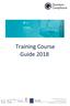 Training Course Guide 2018