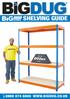 800 SHELVING GUIDE 800KG UDL SERIES UP TO