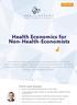 Health Economics for Non-Health-Economists