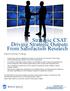 Strategic CSAT: Driving Strategic Outputs From Satisfaction Research