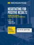 NEGOTIATING FOR POSITIVE RESULTS