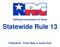 Statewide Rule 13. Railroad Commission of Texas. Chairman Barry T. Smitherman Commissioner David J. Porter Commissioner Christi Craddick