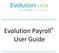 Evolution Payroll User Guide