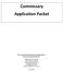 Commissary Application Packet Kern County Public Health Services Department Environmental Health Division