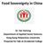 Food Sovereignty in China