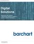 Digital Solutions. Responsive web solutions collaboratively designed to deliver a superior customer experience. Barchart Managed Services
