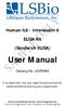 User Manual. Human IL6 / Interleukin 6 ELISA Kit (Sandwich ELISA) Catalog No. LS-F9982