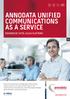 ANNODATA UNIFIED COMMUNICATIONS AS A SERVICE