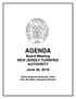 AGENDA Board Meeting NEW JERSEY TURNPIKE AUTHORITY June 26, 2018