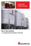 Sturdy design Reliable technology. Silo & Tank Solutions For producers and purchasers of fish feed