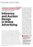 Inference and Auction Design in Online Advertising