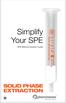 Simplify Your SPE. from phenomenex. SPE Method Solution Guide. WEB