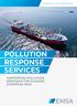 POLLUTION RESPONSE SERVICES SUPPORTING POLLUTION RESPONSE FOR CLEANER EUROPEAN SEAS