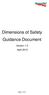 Dimensions of Safety Guidance Document