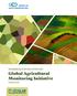 Stocktaking Overview of the G20. Global Agricultural Monitoring Initiative