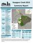 Voyageur Creek 2013 Summary Report