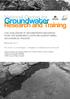 National Centre for. Groundwater A RE-EVALUATION OF GROUNDWATER DISCHARGE FROM THE BURDEKIN FLOODPLAIN AQUIFER USING GEOCHEMICAL TRACERS