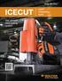 ICECUT LIGHT POWERFUL SAFE. The ultimate core cutting system