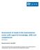 Assessment of needs in the humanitarian sector with regard to knowledge, skills and competences
