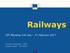 Railways. CEF Blending Info Day 27 February Francesco Buscaglia INEA Frederic Versini DG MOVE