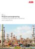 BROCHURE. Projects and engineering Engineering expertise to enhance your operations
