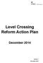 Level Crossing Reform Action Plan