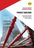 PRODUCT BROCHURE MGF EXCAVATION SUPPORT SYSTEMS EXCAVATION SHORING EXCAVATION SAFETY PIPE STOPPERS OUR CORE VALUES.