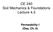 CE 240 Soil Mechanics & Foundations Lecture 4.3. Permeability I (Das, Ch. 6)