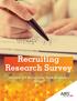 Recruiting Research Survey