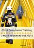 OSHA Compliance Training: