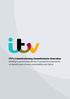 ITV s Commissioning Commitments Overview